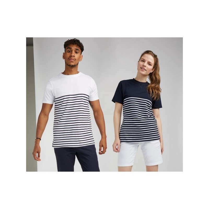 Tee-shirt marinière unisexe MC