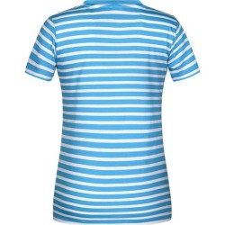 T-shirt bio rayé Femme - James Nicholson