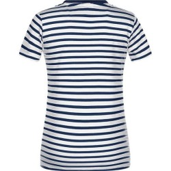 T-shirt bio rayé Femme - James Nicholson