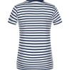 T-shirt bio rayé Femme - James Nicholson