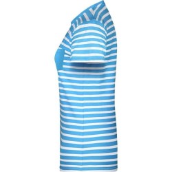 T-shirt bio rayé Femme - James Nicholson