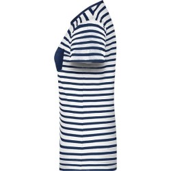 T-shirt bio rayé Femme - James Nicholson