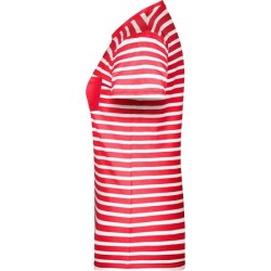 T-shirt bio rayé Femme - James Nicholson