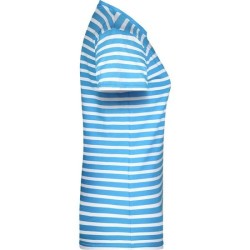 T-shirt bio rayé Femme - James Nicholson