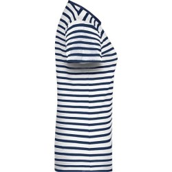 T-shirt bio rayé Femme - James Nicholson