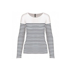 Marinière manches longues femme
