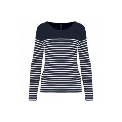 Marinière manches longues femme