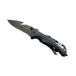 Couteau de sécurité façon carbone