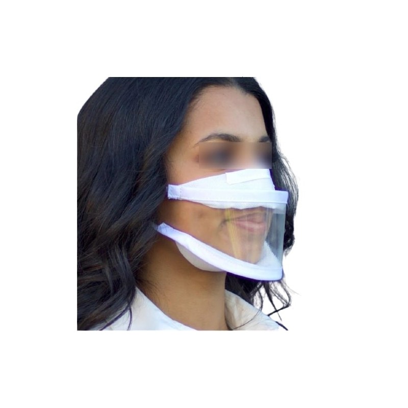 Masque inclusif à fenêtre