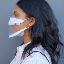 Masque inclusif à fenêtre