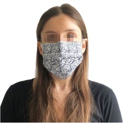 Masque en tissu avec barrette nasale