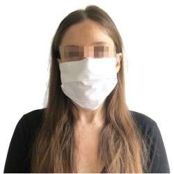 Masque en tissu avec barrette nasale