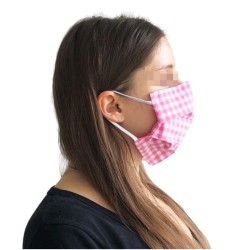 Masque en tissu avec barrette nasale