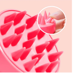 Brosse massante cuir chevelu silicone