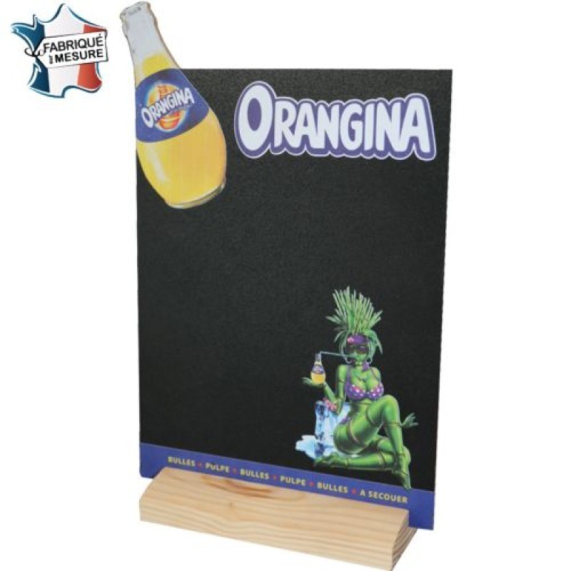 Ardoise de table avec découpe