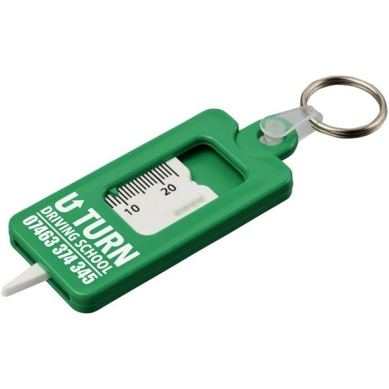 Mètre pliable 50cm avec porte-clés - Mètre personnalisable