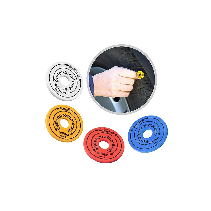 Testeur d'usure de pneu Jeton