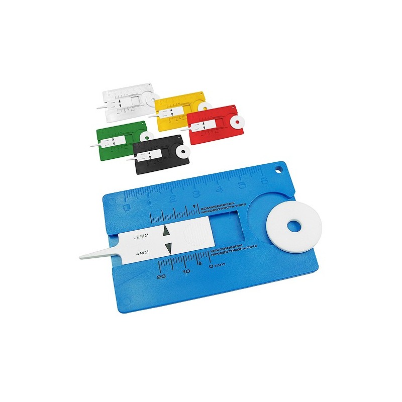 Testeur d'usure de pneu carte