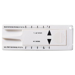 Porte-clés Testeur d'usure de pneu