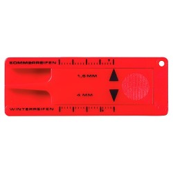 Porte-clés Testeur d'usure de pneu