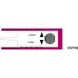 Porte-clés Testeur d'usure de pneu