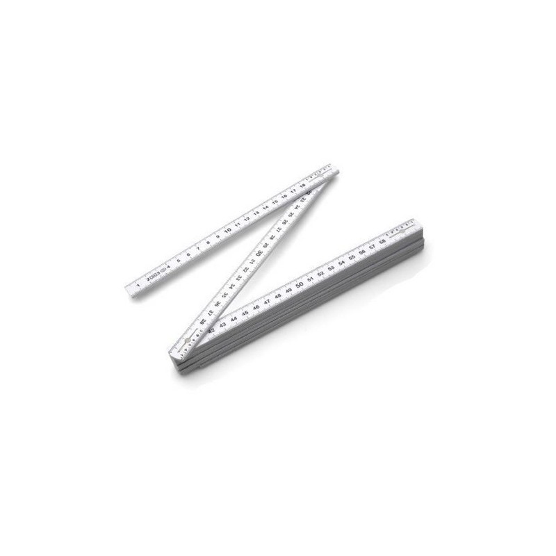 Mètre pliable de charpentier longueur 2 mètres