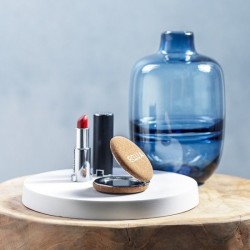 Miroir de poche finition liège