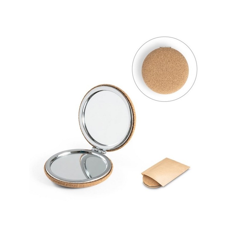 TILBURY. Miroir de poche double faces