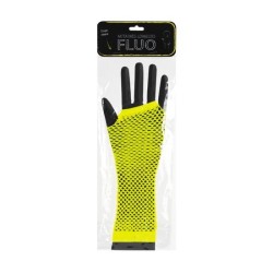 MITAINES LONGUES FLUO JAUNES