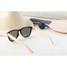 Lunettes avec branches bambou