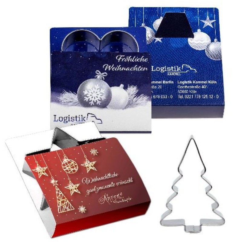 Moule à gâteau en boite single - sapin de Noël 4/0-c