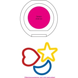 Jeu d'emporte-pièces de biscuits Sweet avec leur boîtier