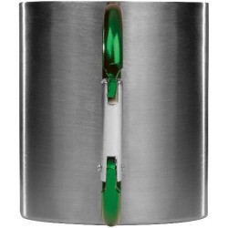 Tasse en métal avec mousqueton