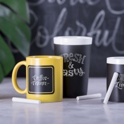 Mug ardoise façon menu