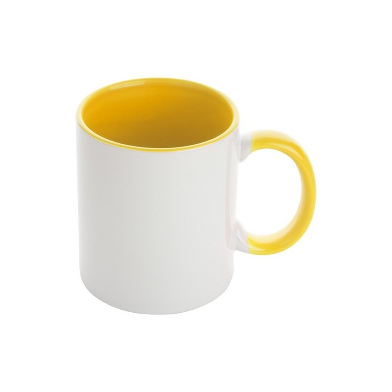 Mug bicolore en céramique 350 ml pour marquage quadri