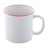 Mug vintage quadri en céramique 330 ml