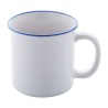 Mug vintage quadri en céramique 330 ml