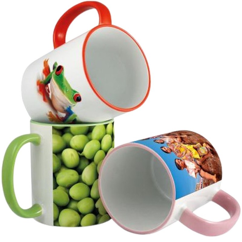 Mug bicolore 310 ml en céramique pour quadri