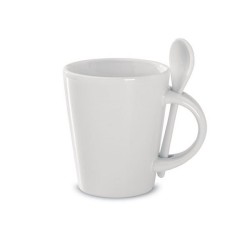 Mug céramique 340 ml avec cuillère