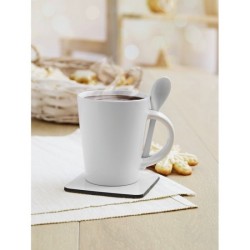Mug céramique 340 ml avec cuillère