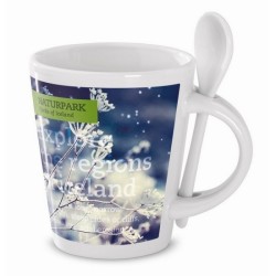 Mug céramique 340 ml avec cuillère