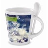Mug céramique 340 ml avec cuillère