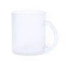 Mug en verre dépoli 350 ml pour marquage quadri