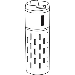 Mug isolant en inox 40 cl