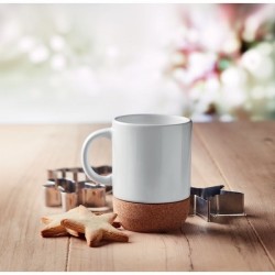 Mug en céramique avec base en liège 300 ml