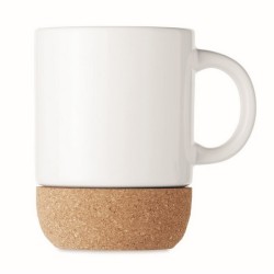 Mug en céramique avec base en liège 300 ml