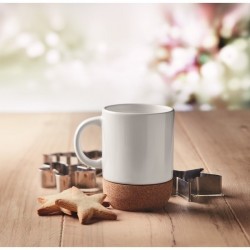 Mug en céramique avec base en liège 300 ml