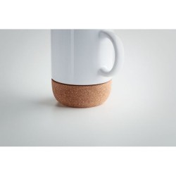 Mug en céramique avec base en liège 300 ml