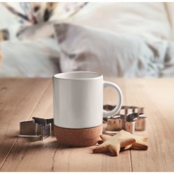 Mug en céramique avec base en liège 300 ml