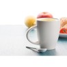 Mug bicolore en céramique de 28 cl avec cuillère
